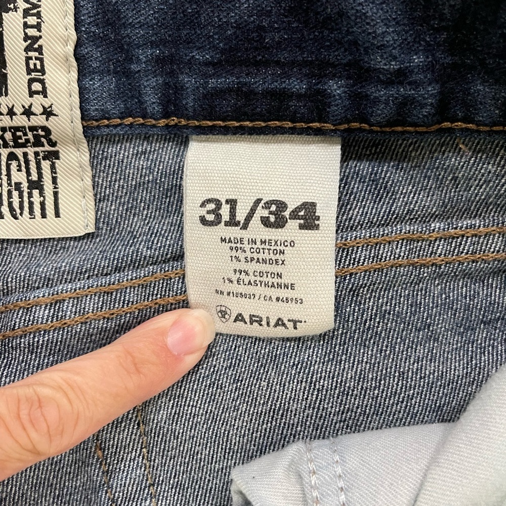 Mens Ariat Jeans 31 x 34